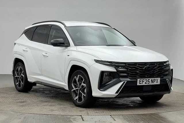 Hyundai TUCSON 1.6 T-GDi 13.8kWh N Line Auto Euro 6 (s/s) 5dr White