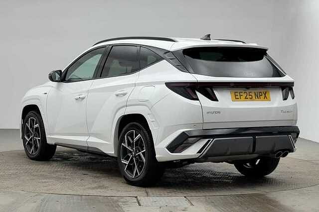 Hyundai TUCSON 1.6 T-GDi 13.8kWh N Line Auto Euro 6 (s/s) 5dr White