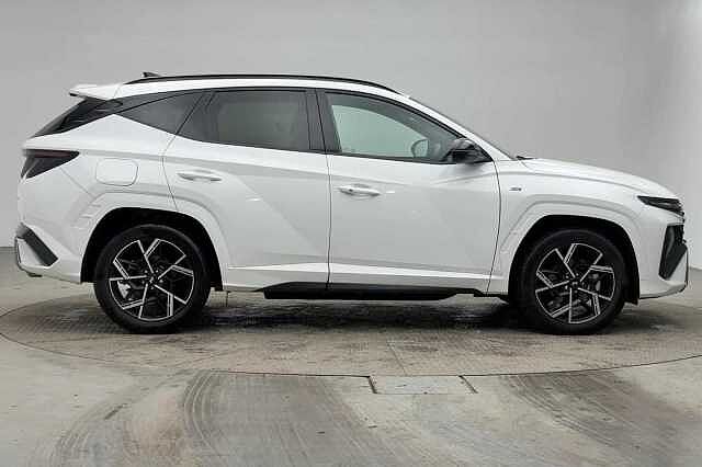 Hyundai TUCSON 1.6 T-GDi 13.8kWh N Line Auto Euro 6 (s/s) 5dr White
